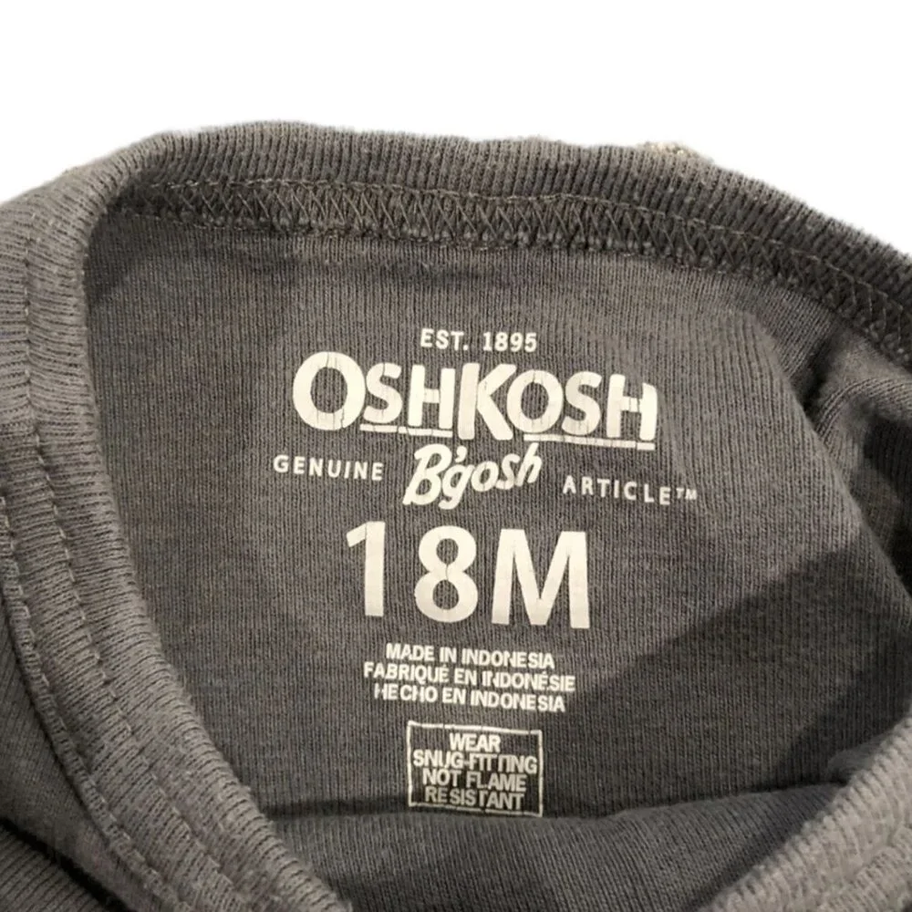 OshKosh 18m Hot Wheels Cars Pajamas Set